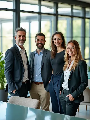 Cybersecurity consultants representing collaboration, trust, and expertise.